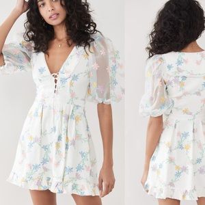 For Love and Lemons Majorie Mini Dress